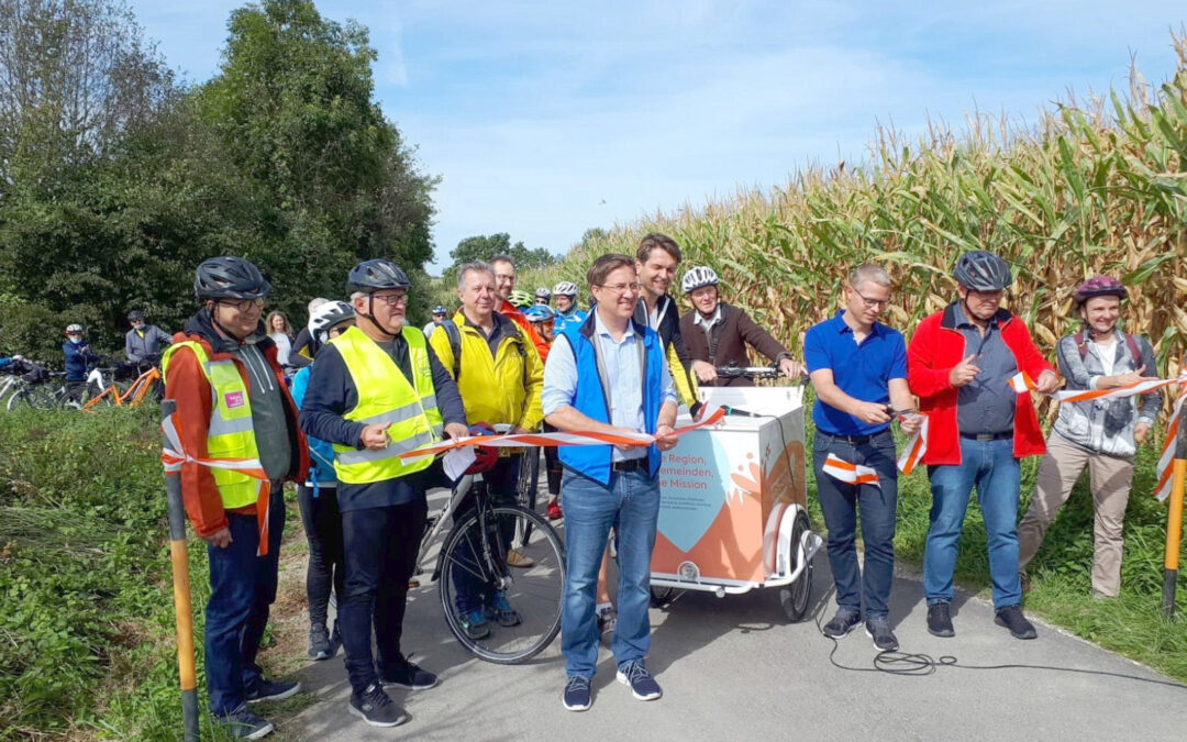 Neue Radwege in Wels und Krenglbach eröffnet